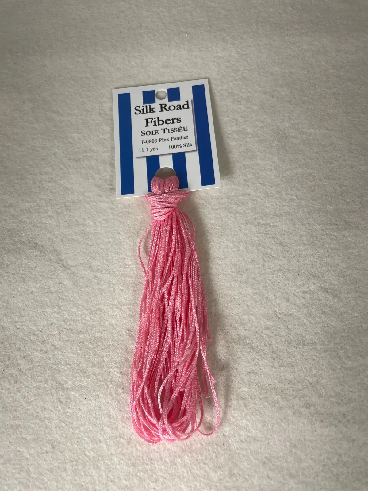 Silk Road Fibers T-803 Pink Panther Soie Tissee 1
