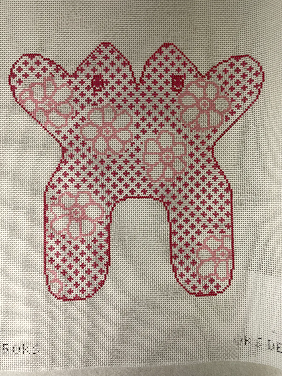* Blue Waters Needlepoint 205Oks Frog- Lily 1