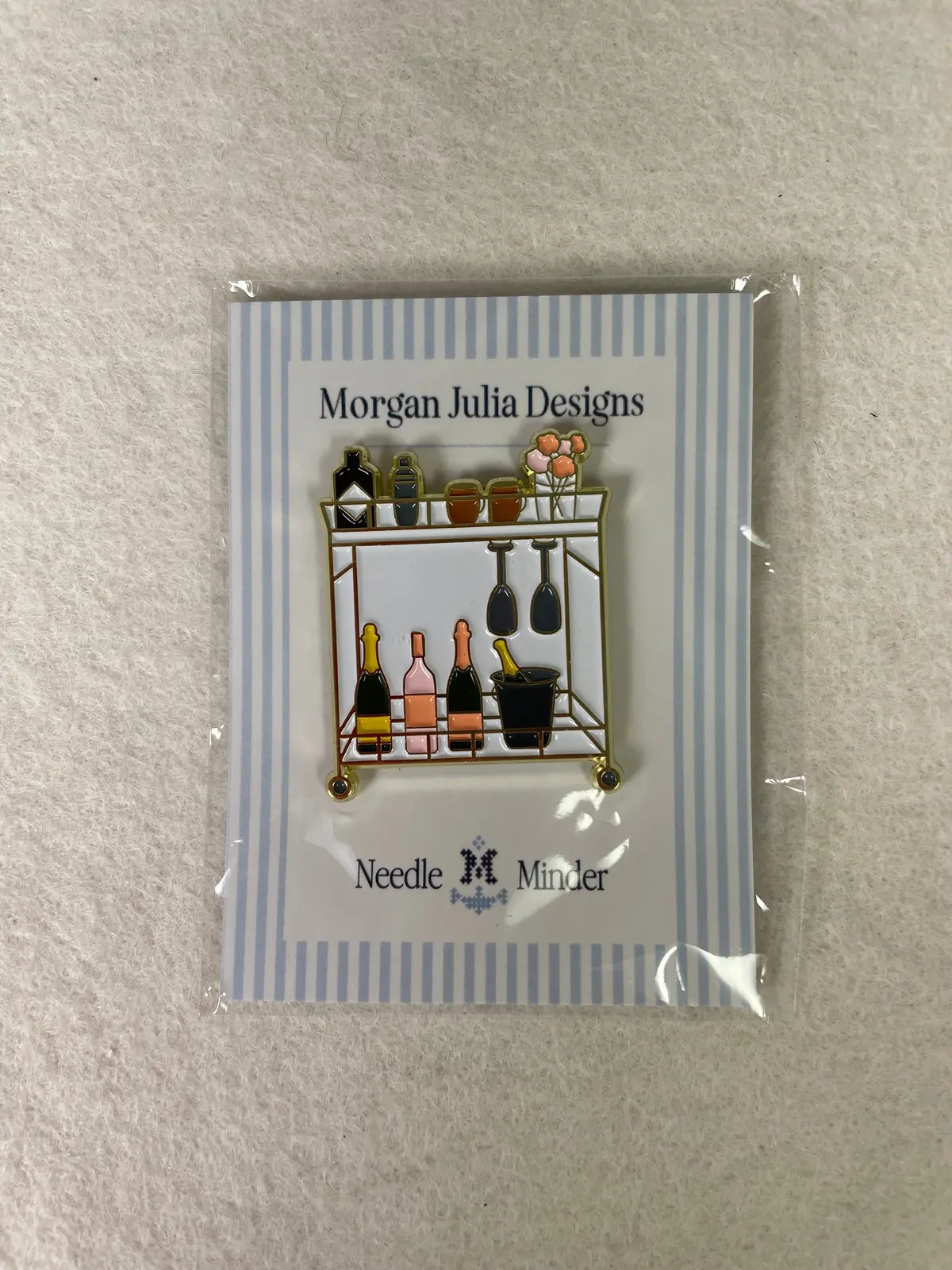 * Morgan Julia Designs Bar Cart Needle Minder 1