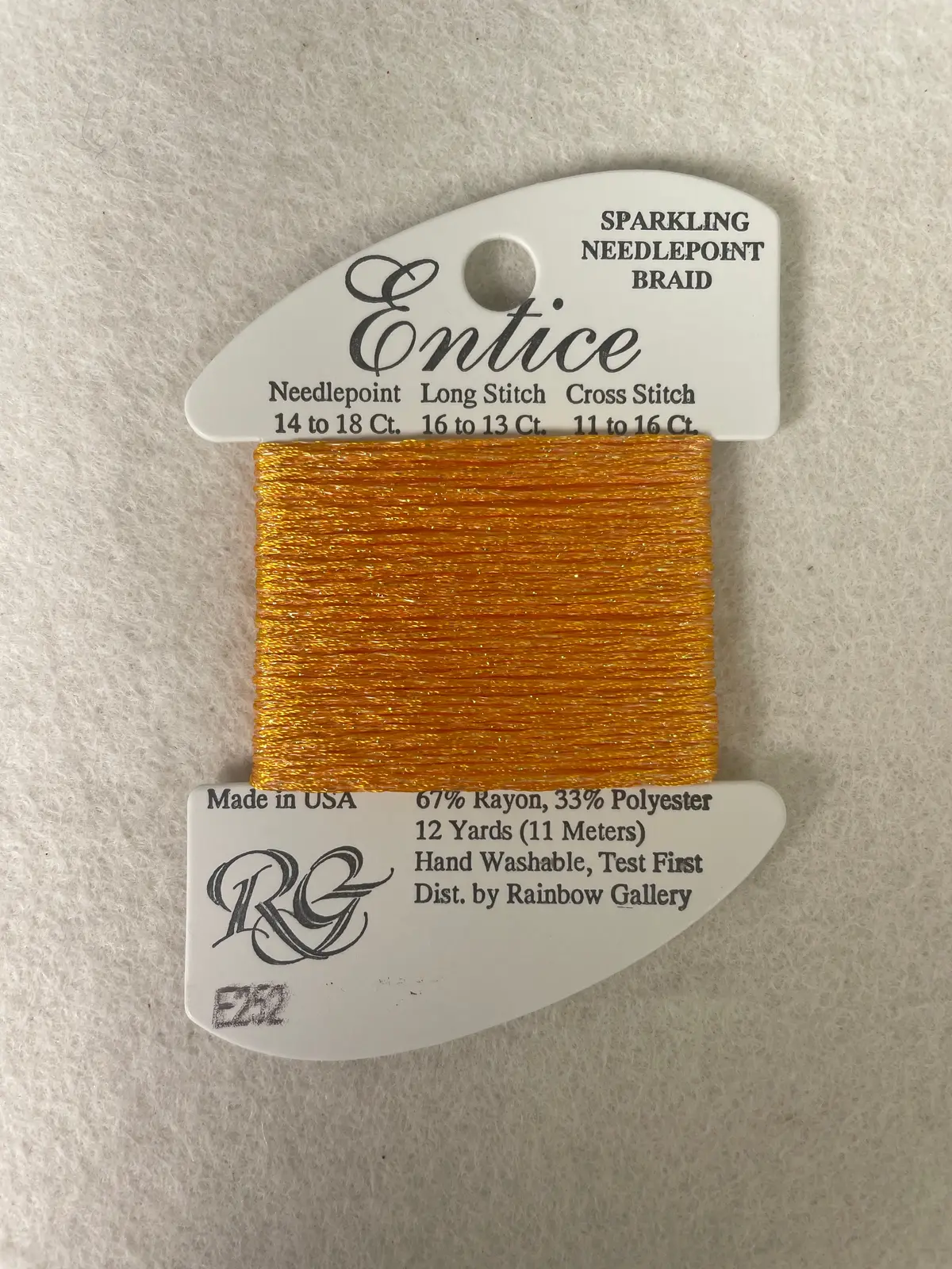 Entice E252 Radiant Yellow 1