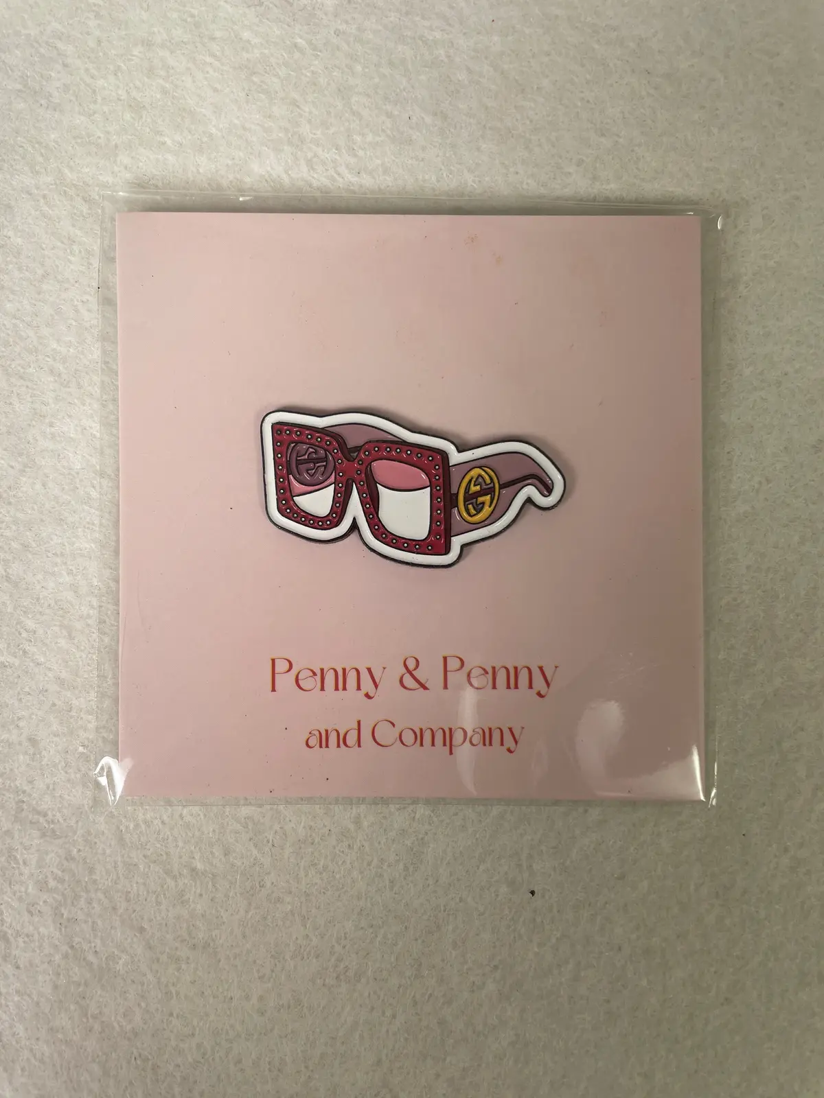 *Penny And Penny Glam Goggles Needleminder- Pink 1