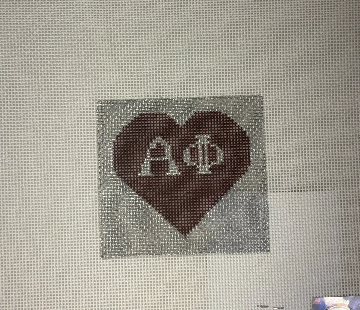 Alpha Phi 3" Square 1