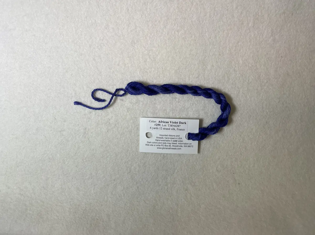 Gloriana Silk Floss 259 African Violet Dark 1