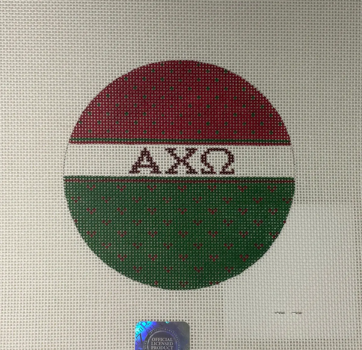 * Alpha Chi Omega Striped Round 1