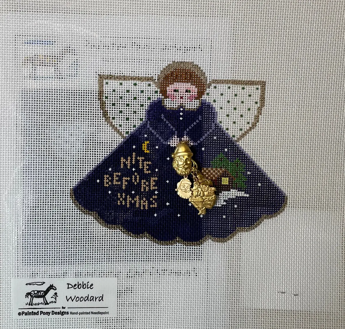 * Painted Pony Designs 970 Night Before Christmas Angel With Stitch Guide 1