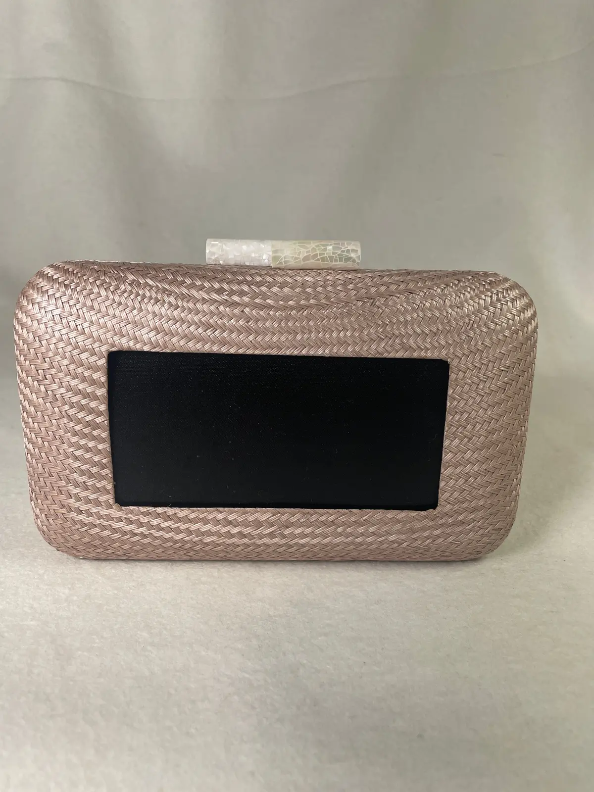 Likha X Penny Linn Fancy Clutch- Taupe 1