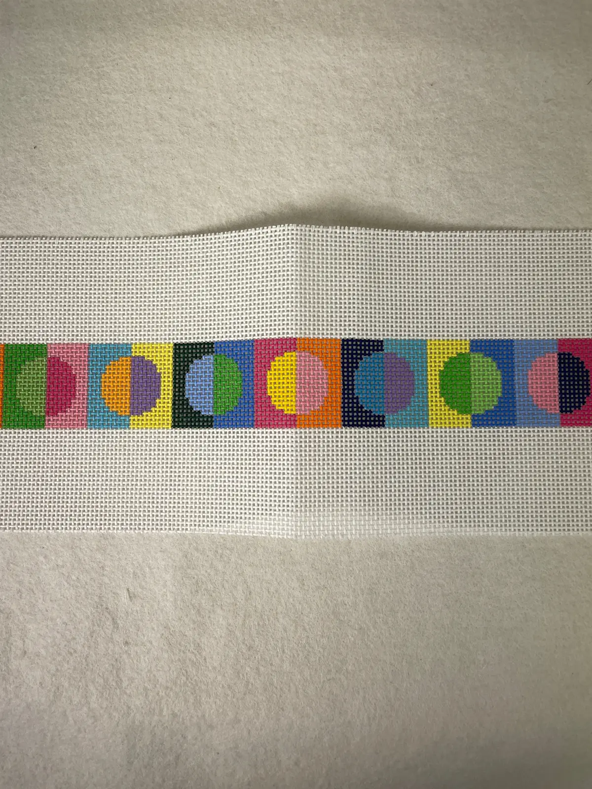 Stitch It's Si352 Multicolored Circles Purse Strap/ Belt 1