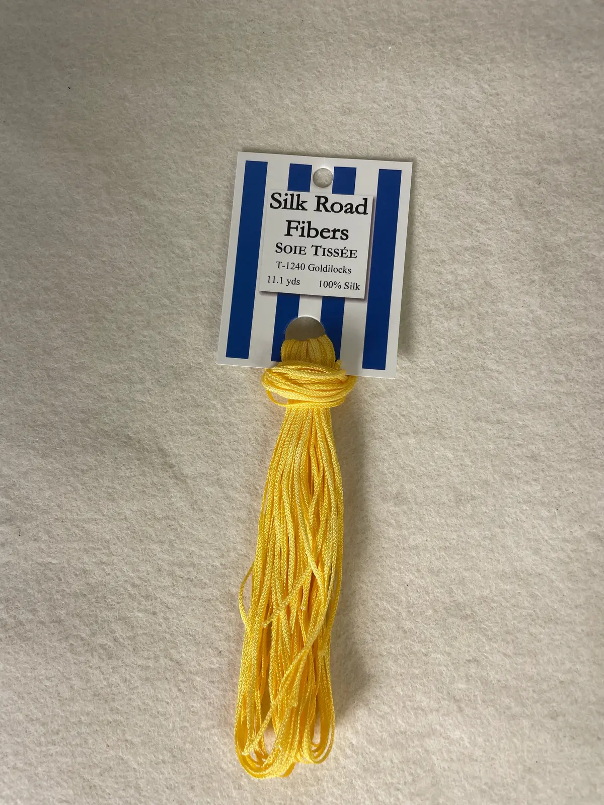 Silk Road Fibers T-1240 Goldilocks Soie Tissee 1