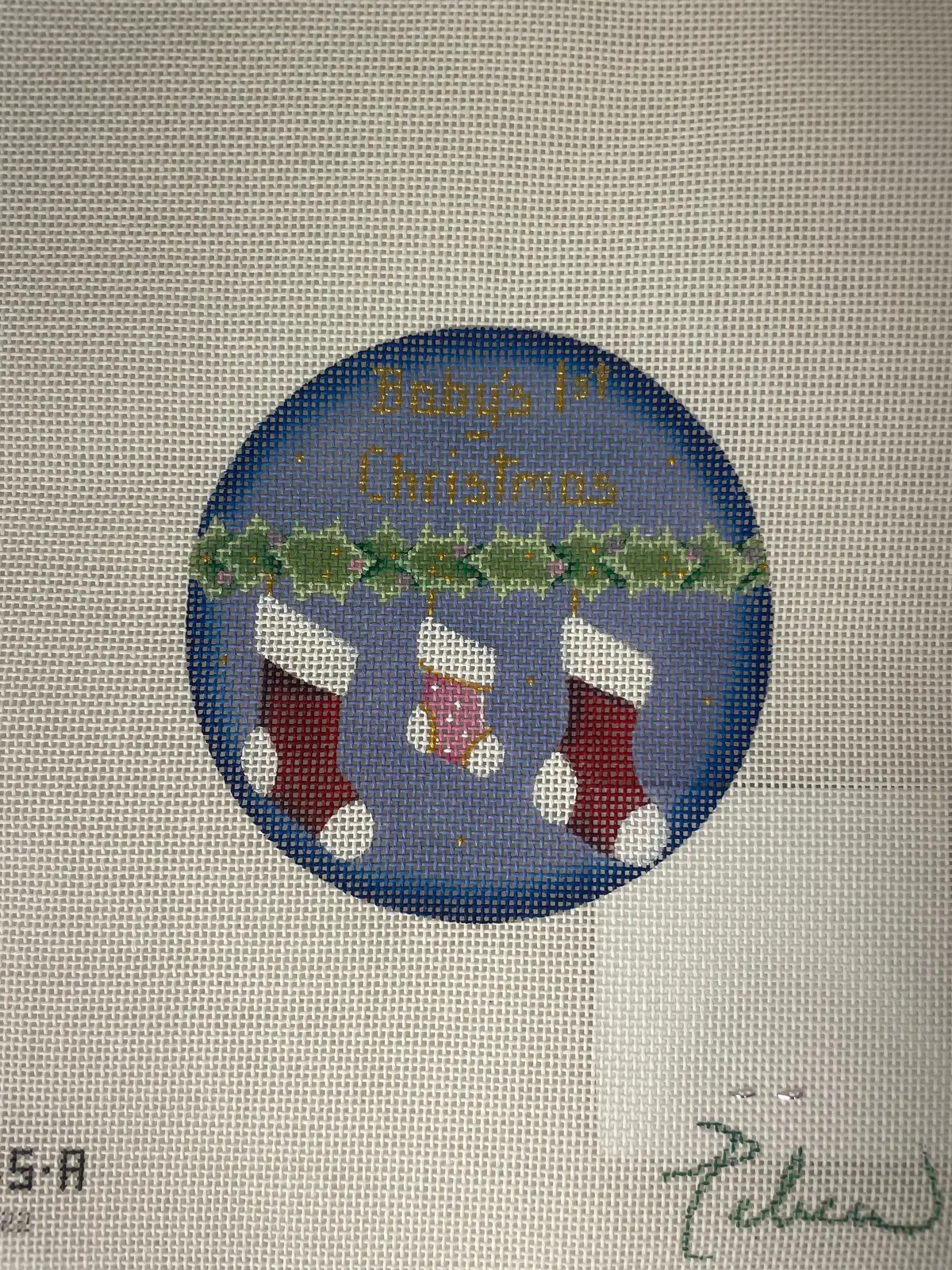 * Rebecca Wood 1065A Baby's First Christmas, Girl 1