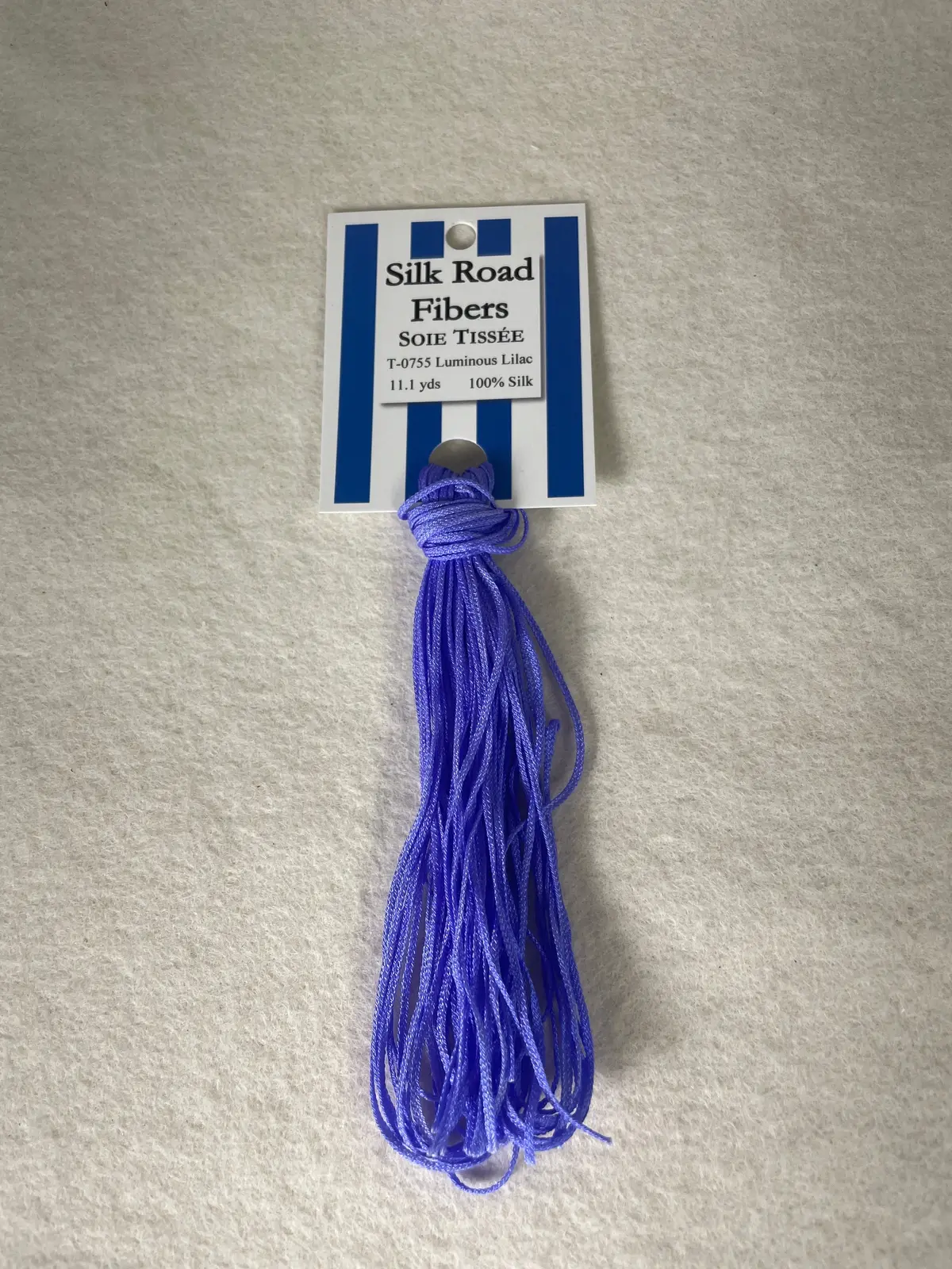 Silk Road Fibers T-0755 Luminous Lilac Soie Tissee 1