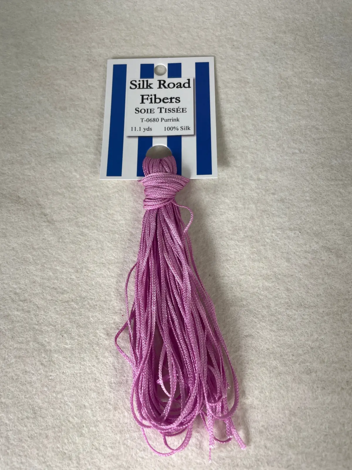 Silk Road Fibers T-680 Purrink Soie Tissee 1
