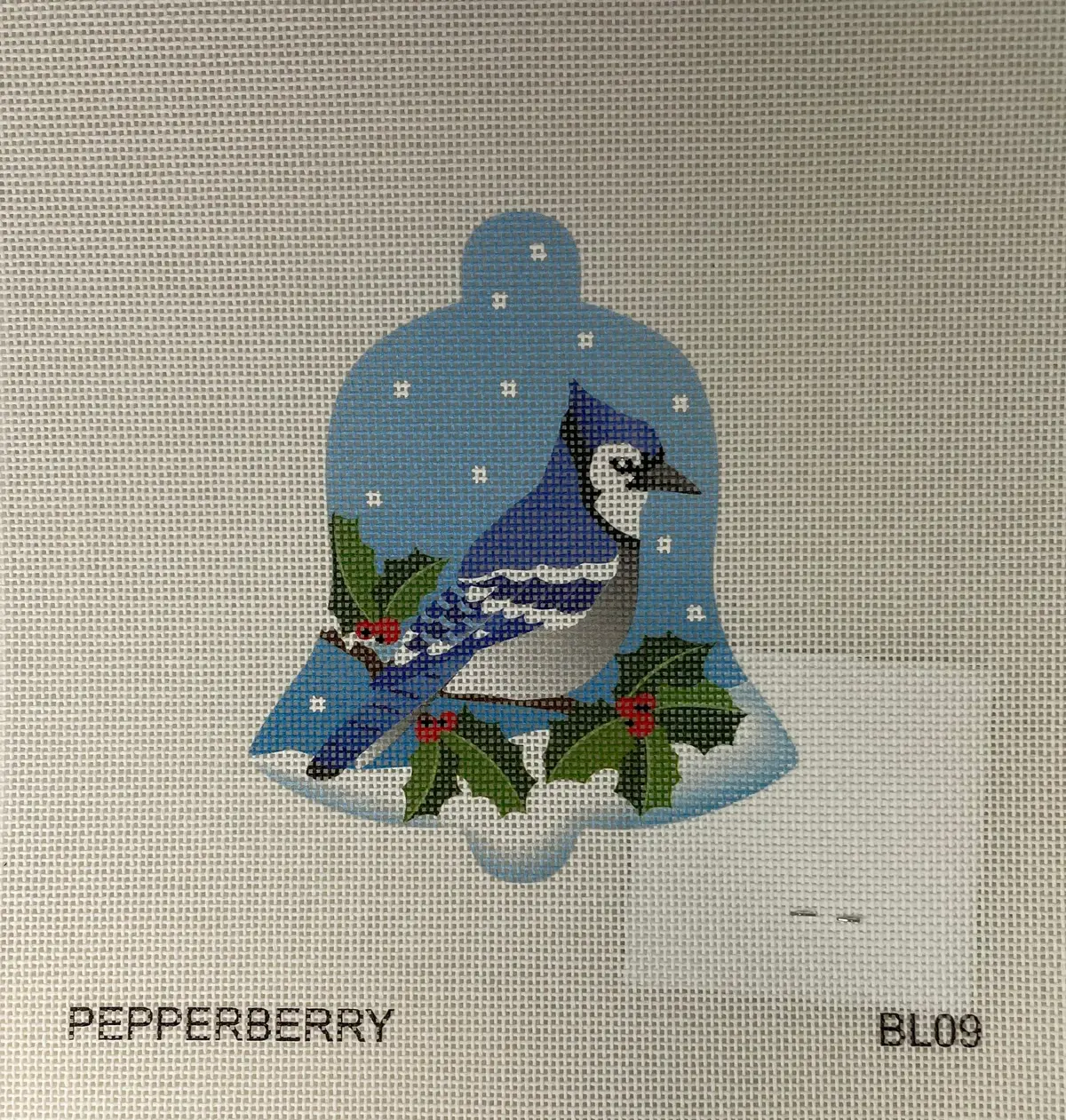 * Pepperberry Designs Bl09 Blue Jay Snow Bell 1