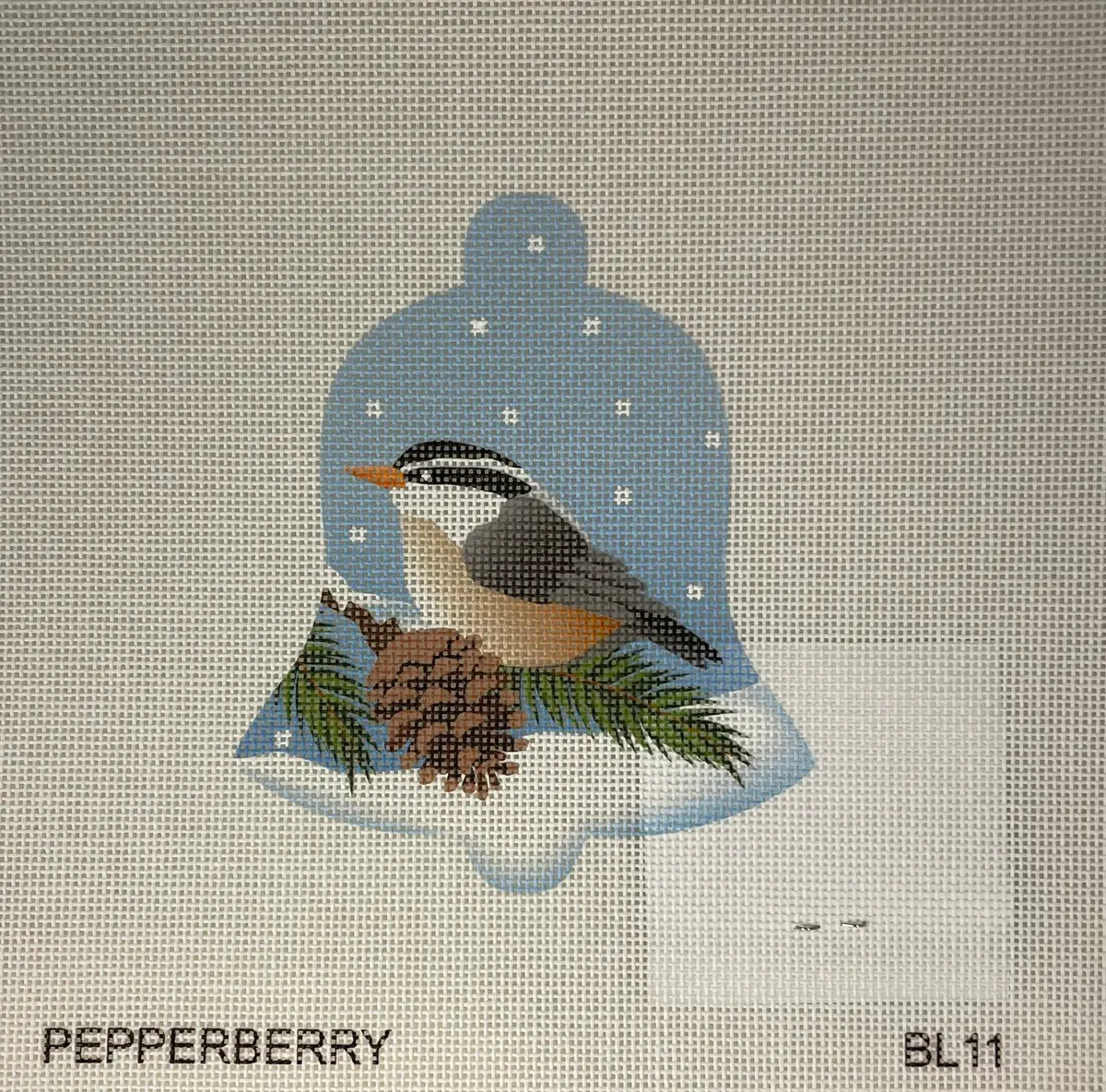 * Pepperberry Designs Bl11 Nuthatch Snow Bell 1