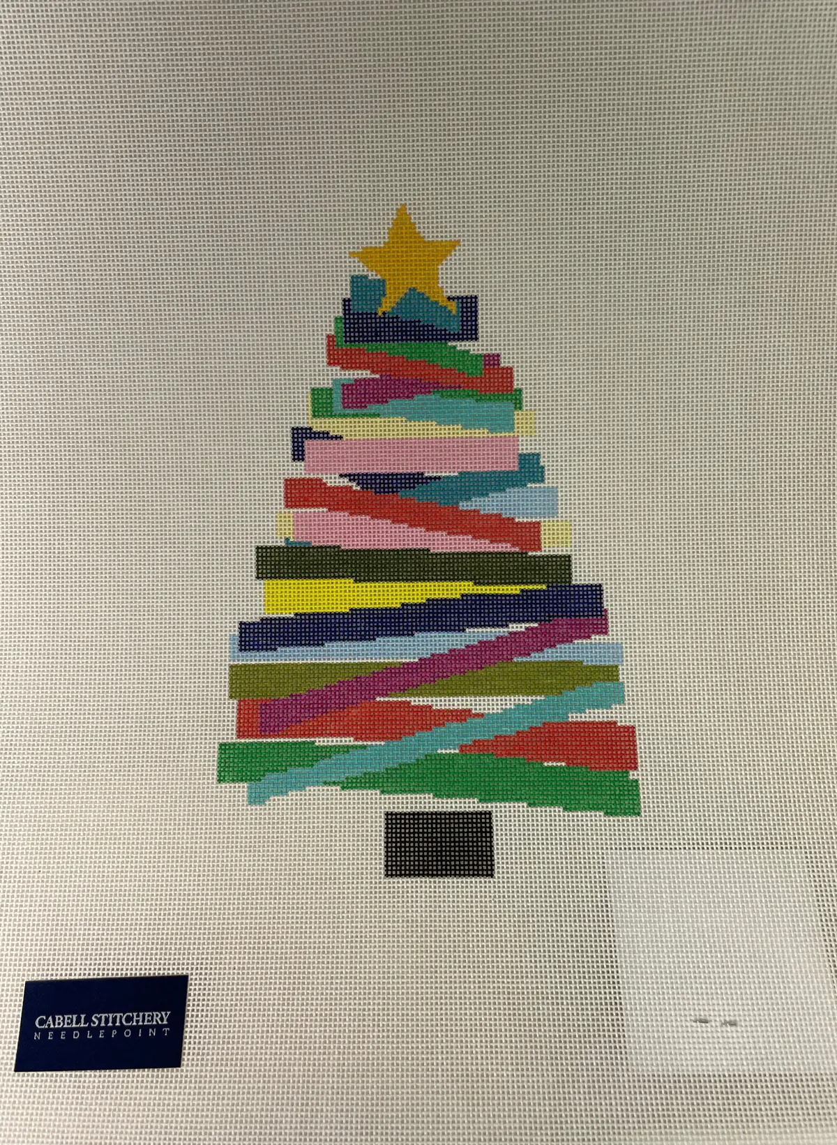 * Cabell Stitchery Stackable Collection 8.5" Tree- Multicolored 1