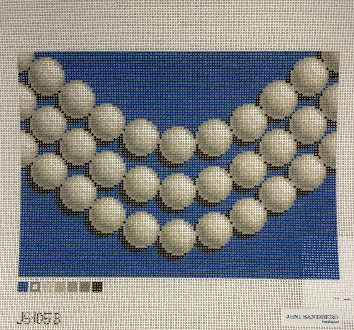 Jeni Sandberg Js105b Pearl Clutch- Blue 1