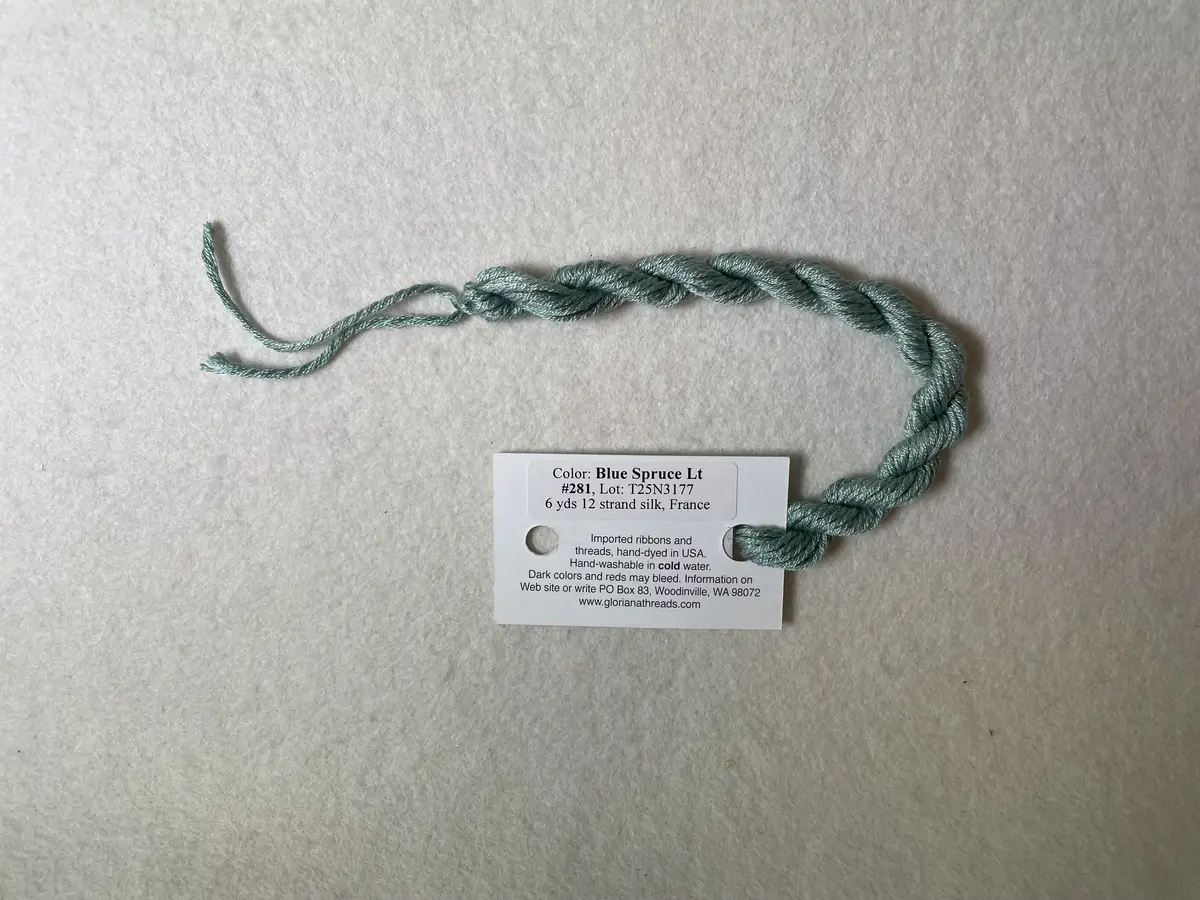 Gloriana Silk Floss 281 Blue Spruce Lt 1