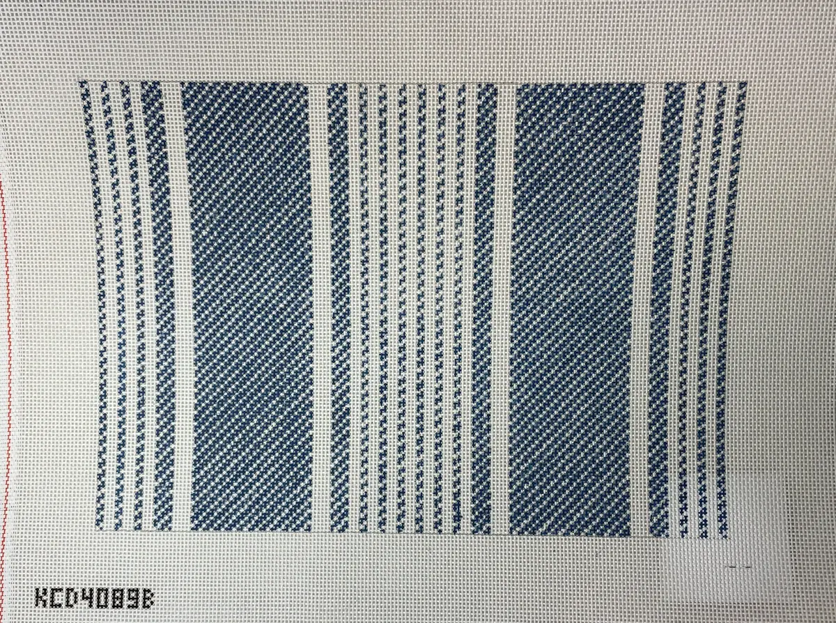 Ticking Pillow Canvas- Blue Kcd4089b 1