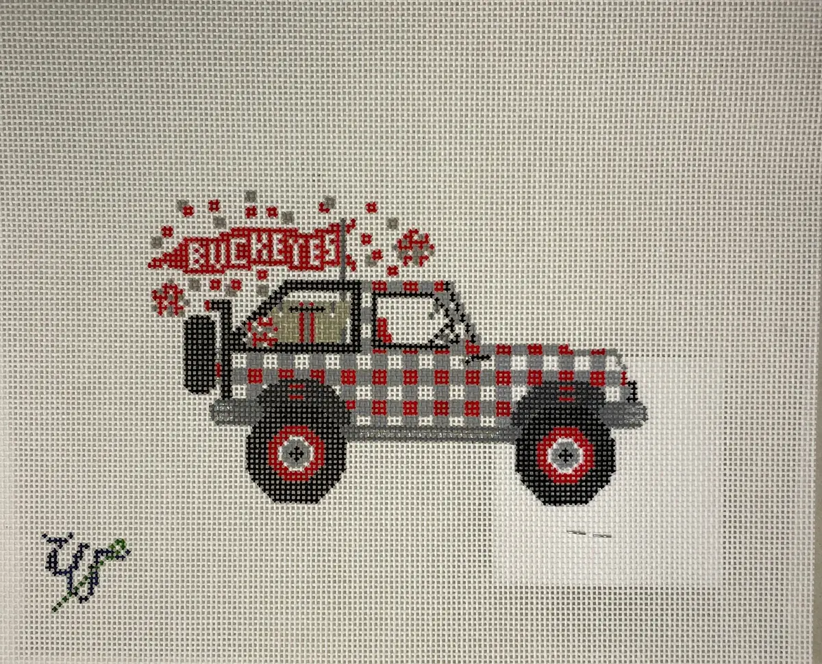 Wipstitch Needleworks Ws113 Ohio State Jeep 1