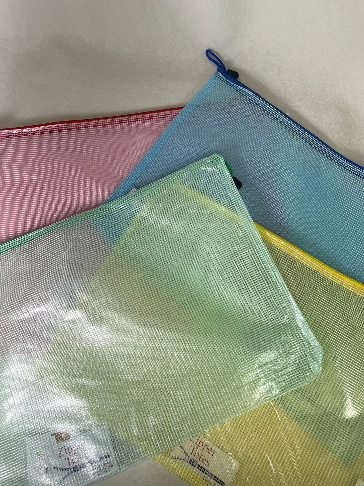Yarn Tree Zipper Totes- 12X17 (Assorted Colors) 1