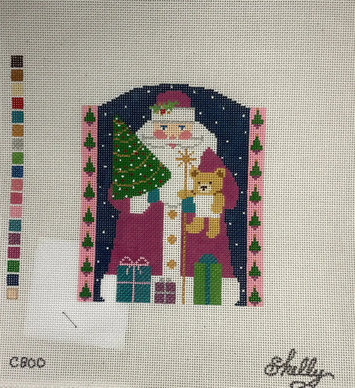 * Sale Shelly Tribbey C800 Glitzy Santa 1