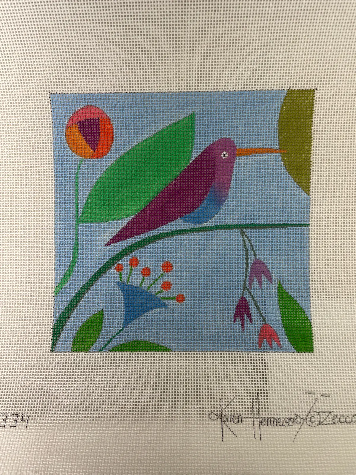 * Zecca Ze334 Lilac Bird 1