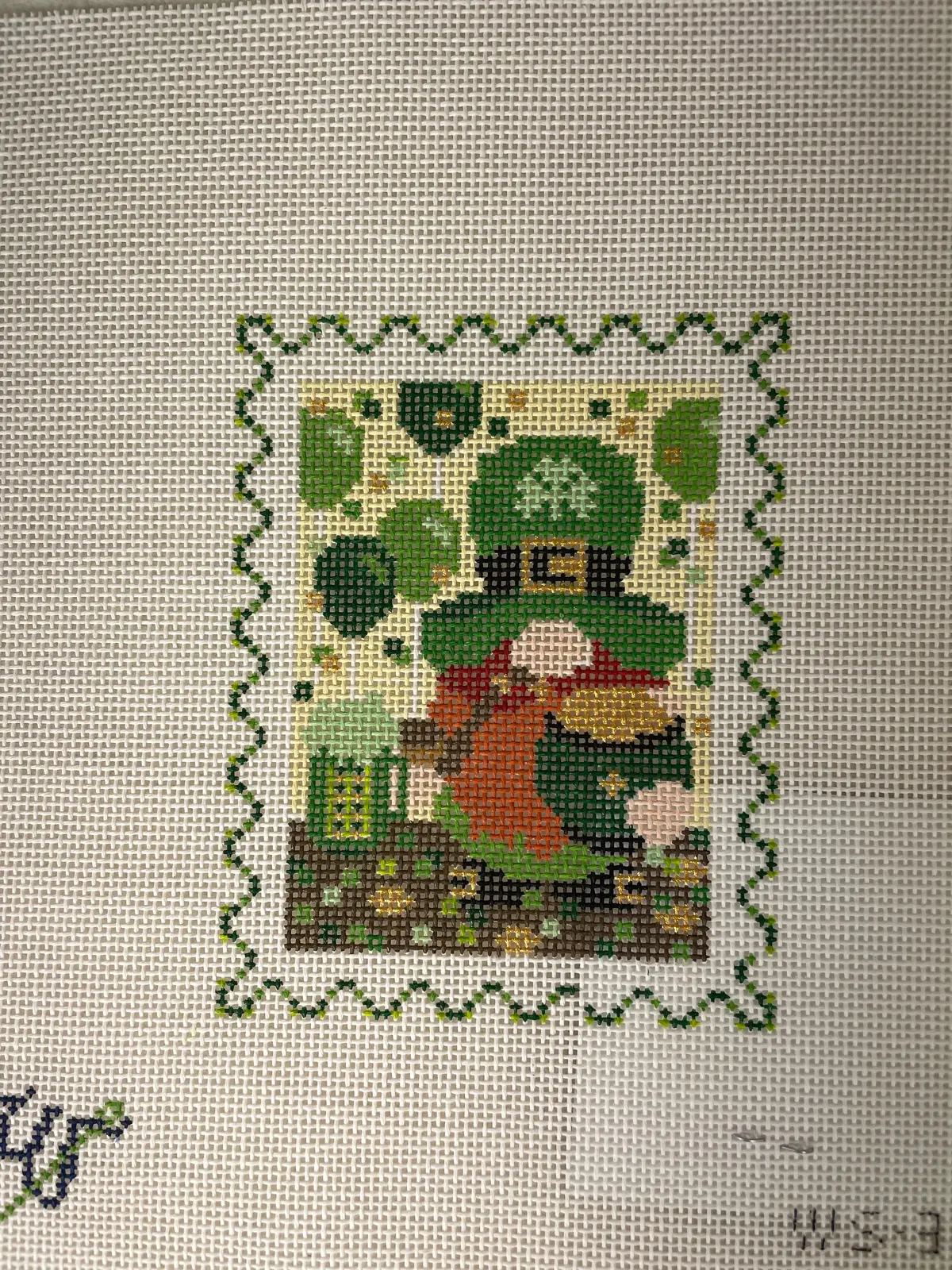 * Wipstitch 308 St. Patrick's Stamp 1
