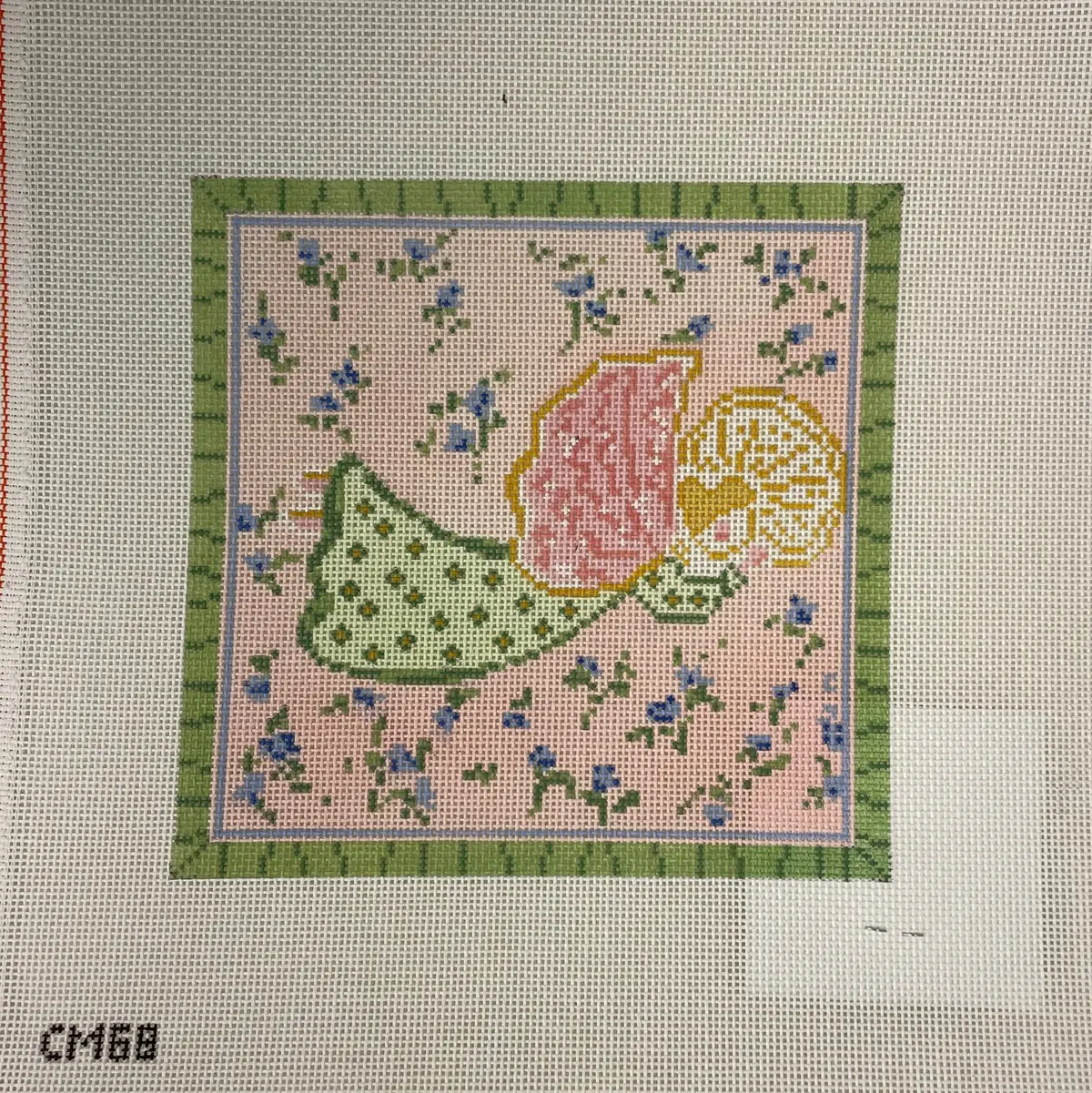 * Camilla Moss Designs Cm68 - Pink And Green Angel 1