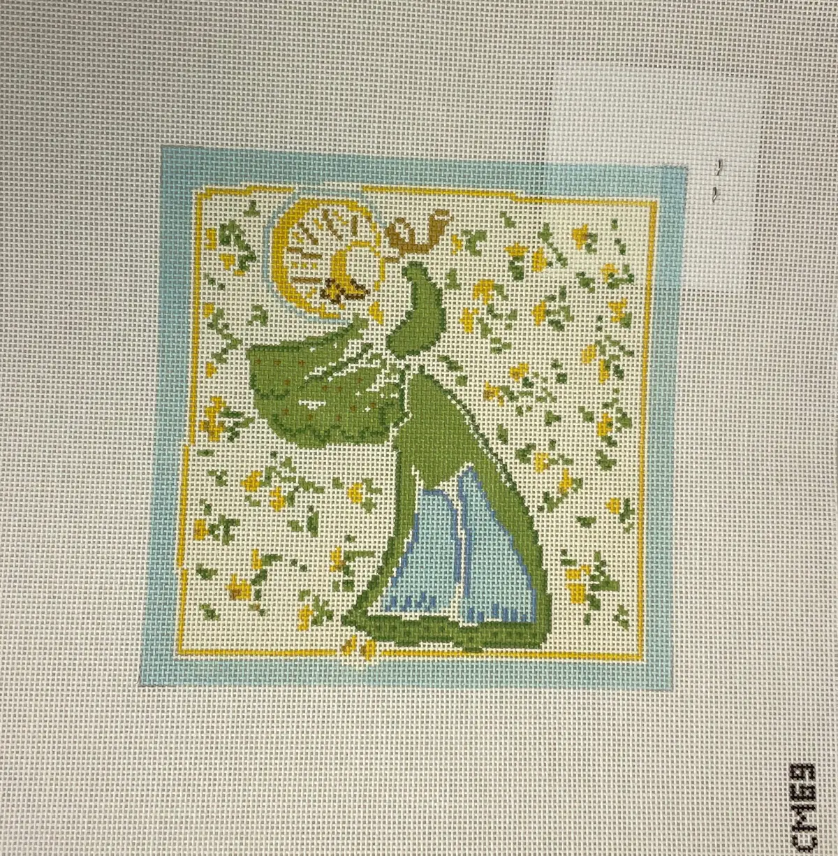 * Camilla Moss Designs Cm69 Green/ Yellow Angel 1