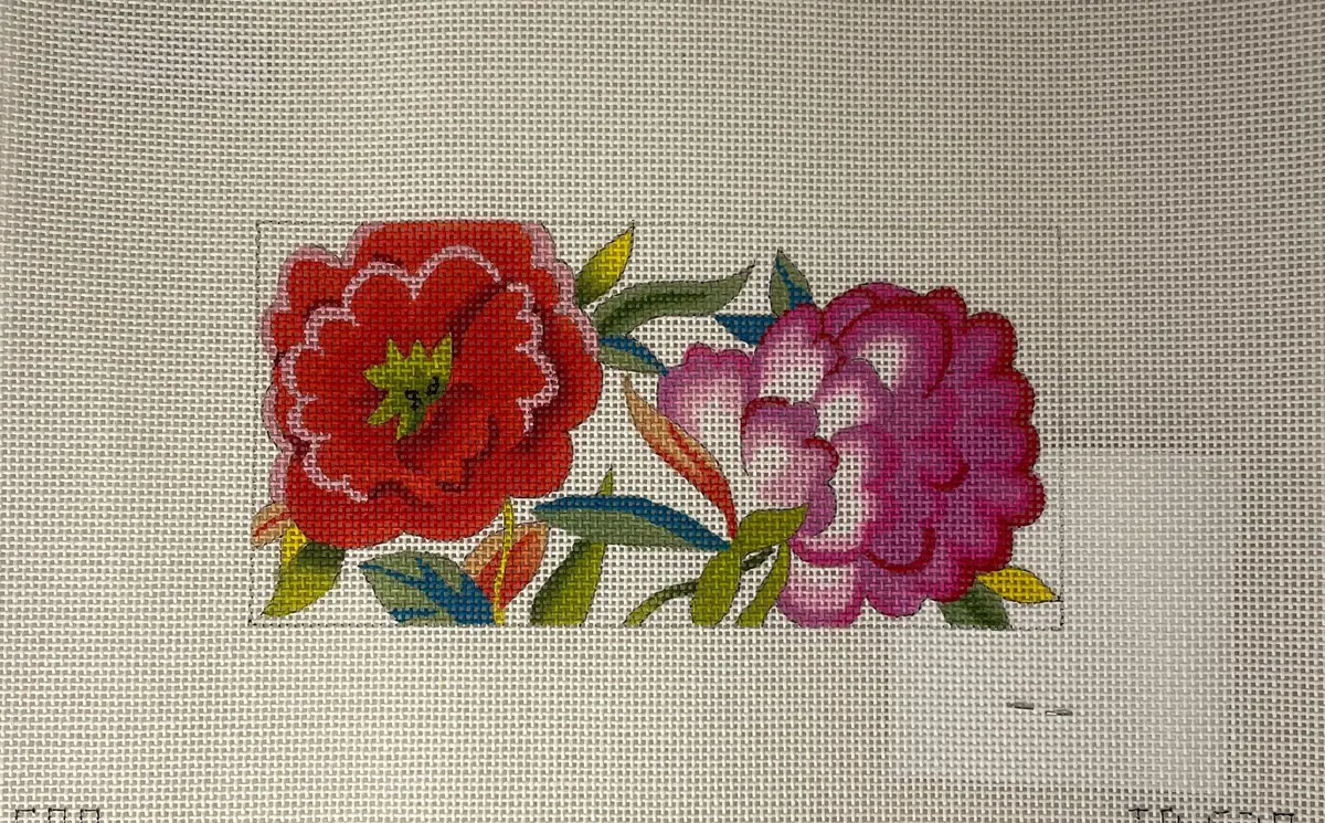 *Colors Of Praise In628 Red Watercolor Floral 1