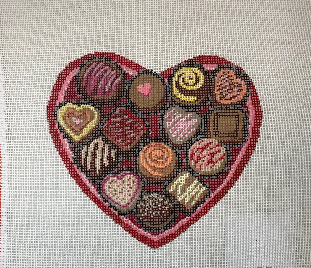 Lauren Bloch Designs V-01 Chocolate Heart Box 1