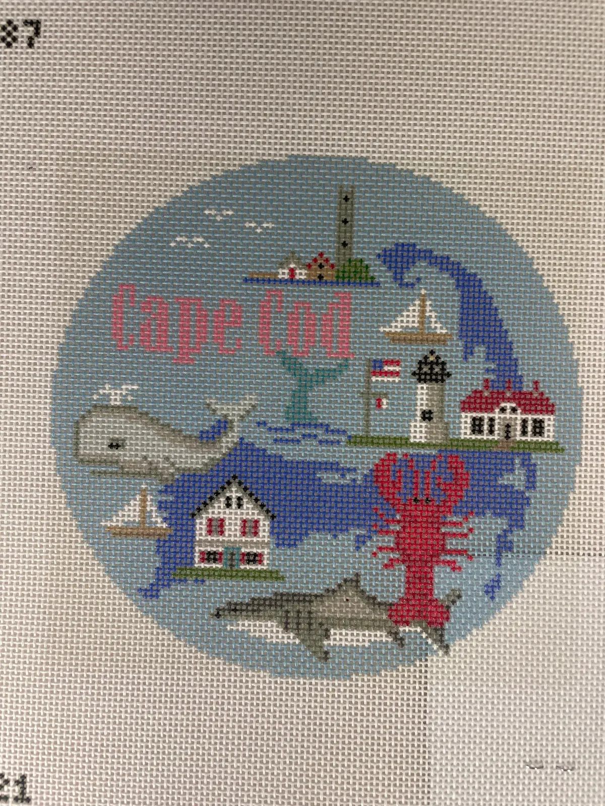 Needlepaint 183221 Cape Cod Round 1