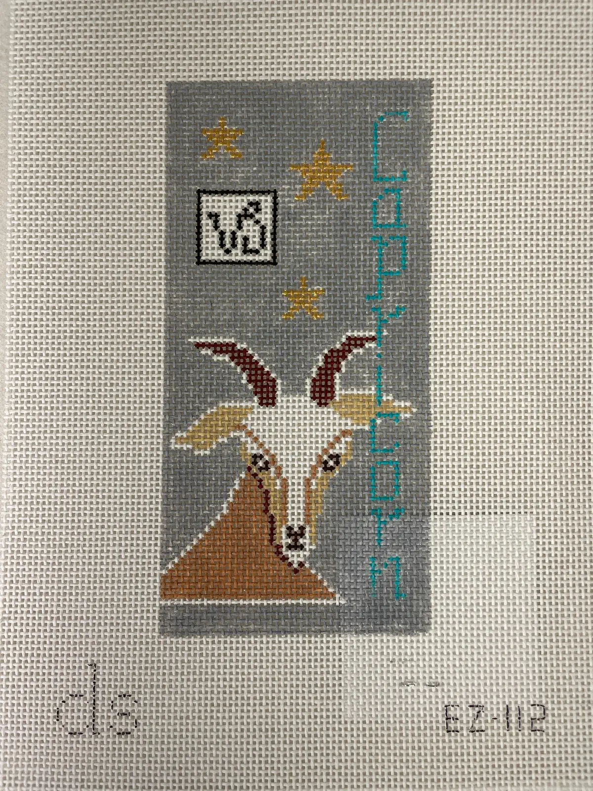 * Doolittle Stitchery Ez112 Capricorn Eyeglass Case 1