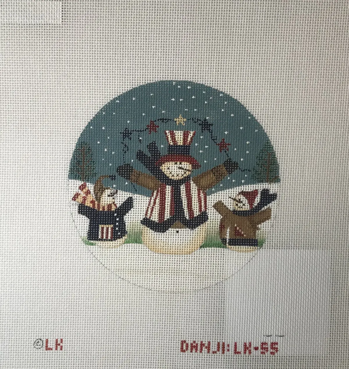 * Danji Designs Ln-55 Ameri-Christmas Ornament 1