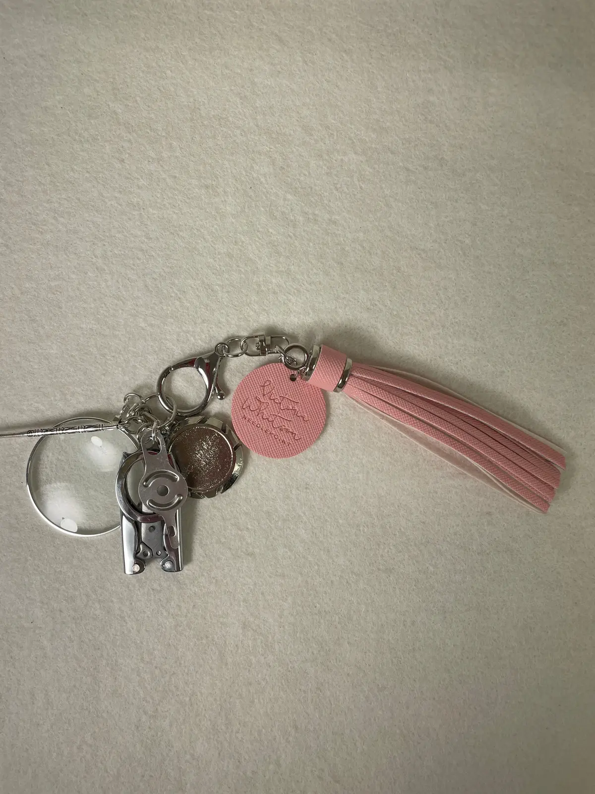 * Victoria Whitson Needlepoint Vw Tassel Kit- Bahamian Pink 1