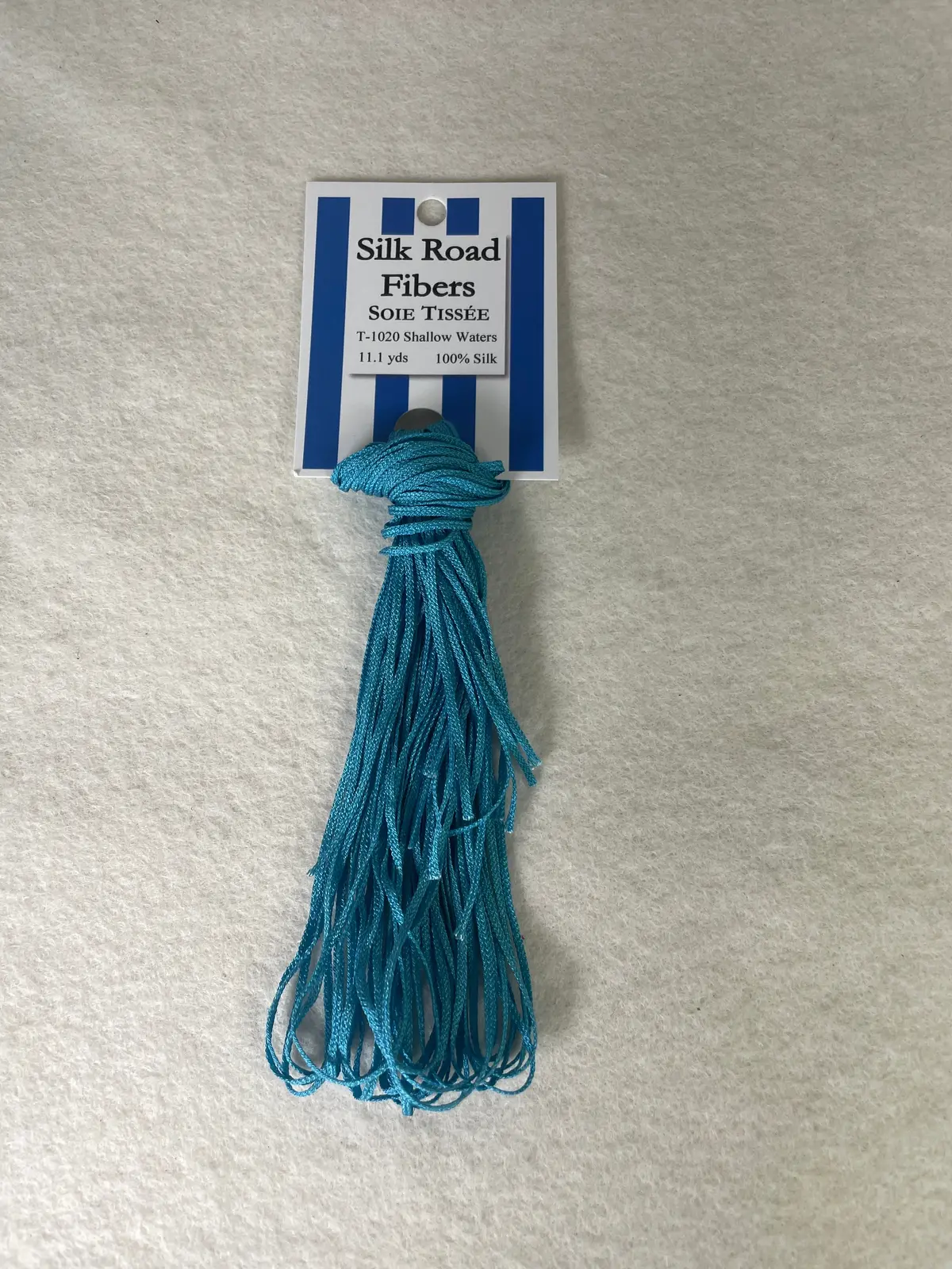 Silk Road Fibers T-1020 Shallow Waters Soie Tissee 1