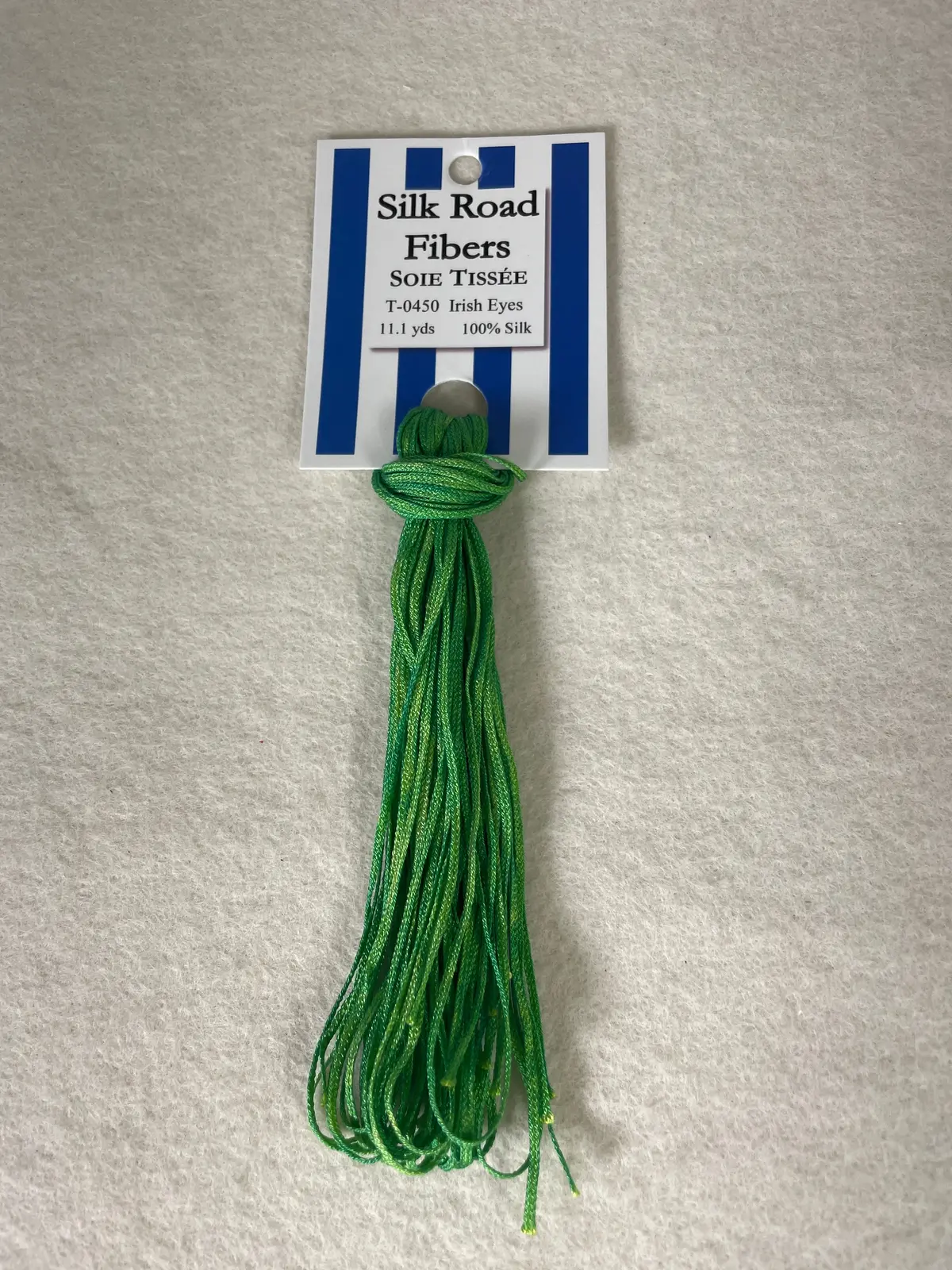 Silk Road Fibers T-0450 Irish Eyes Soie Tissee 1