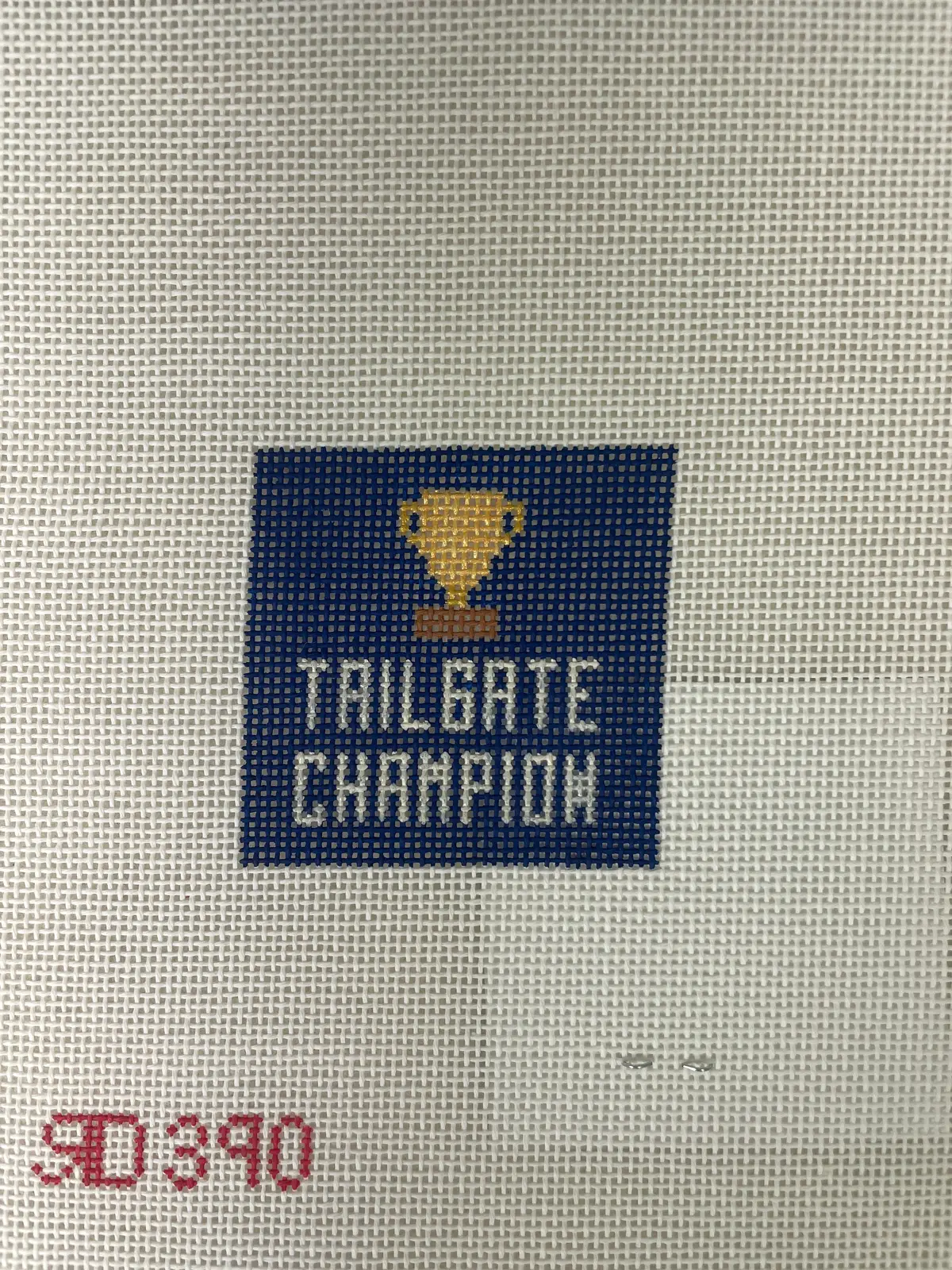 *Rachel Donley Needlepoint Rd390 Tailgate Champion Koozie 1