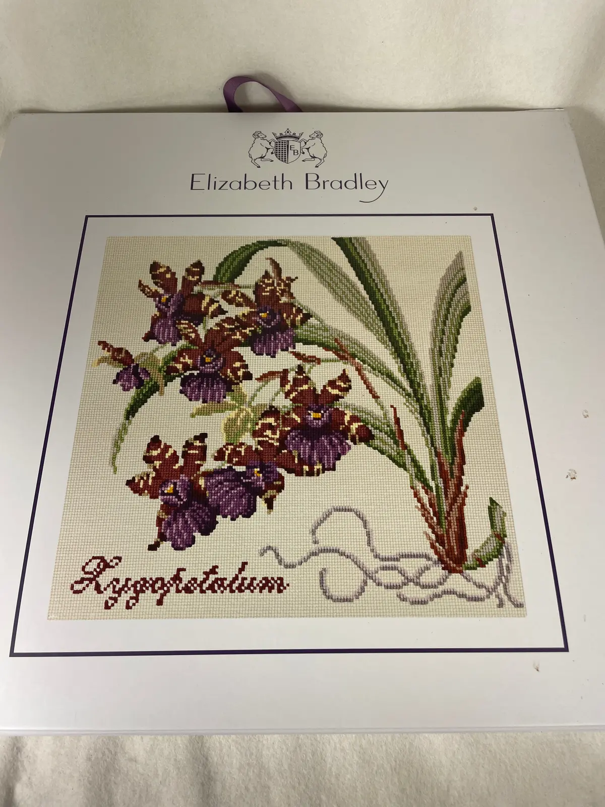 * Elizabeth Bradley Ladybird Orchid Needlepoint Kit 1