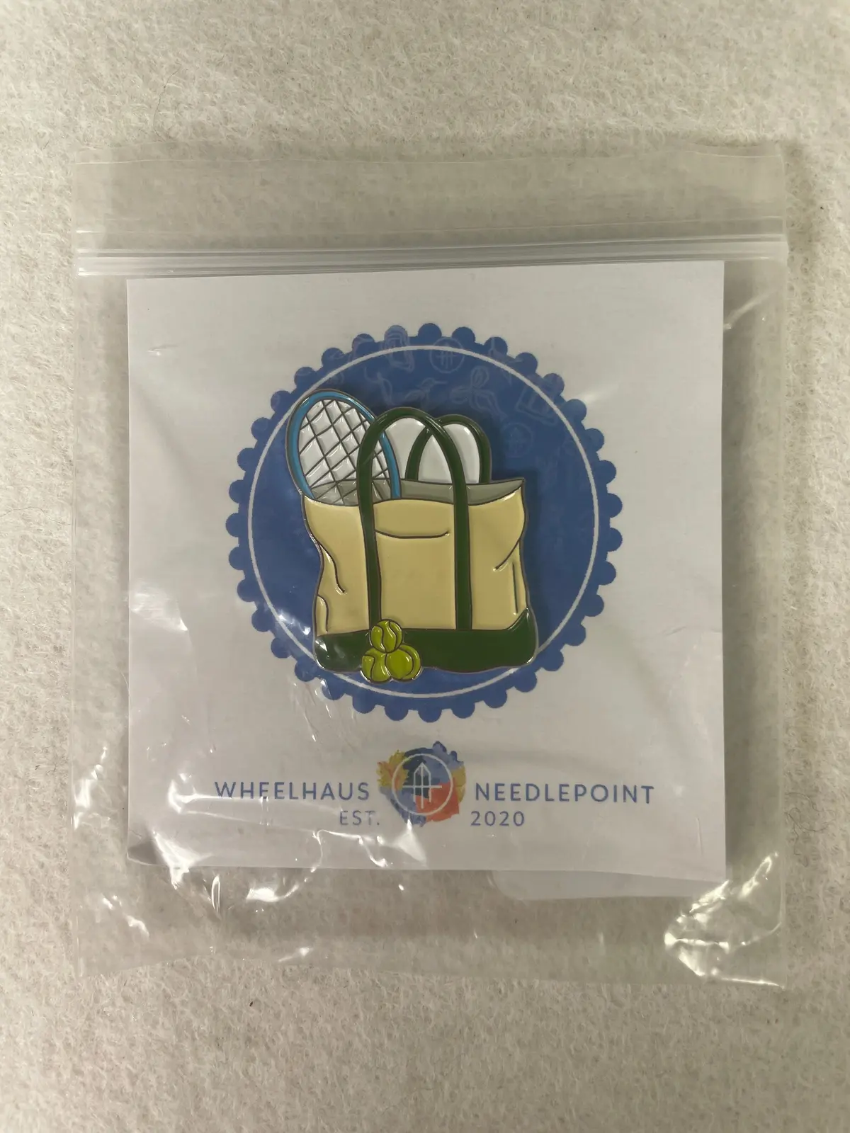 Wheelhaus Needlepoint 1 Love Tennis Needle Minder 1