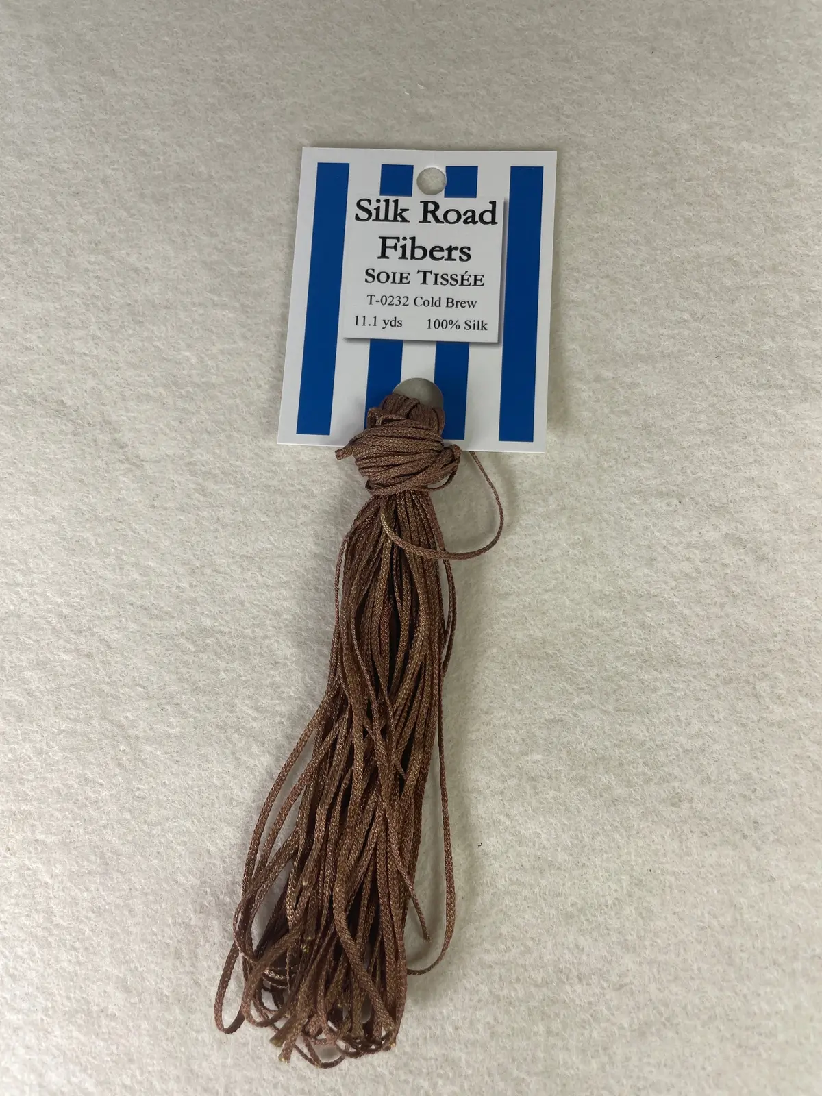 Silk Road Fibers T-0232 Cold Brew Soie Tissee 1