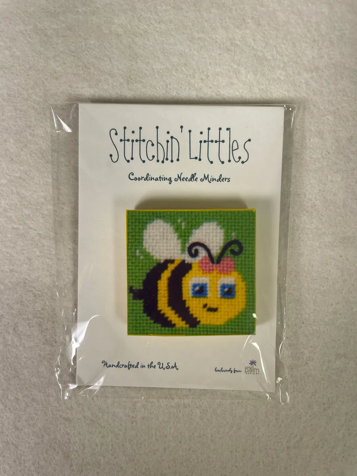 *Purple Palm Designs Stitchin' Littles Bee Needleminder 1