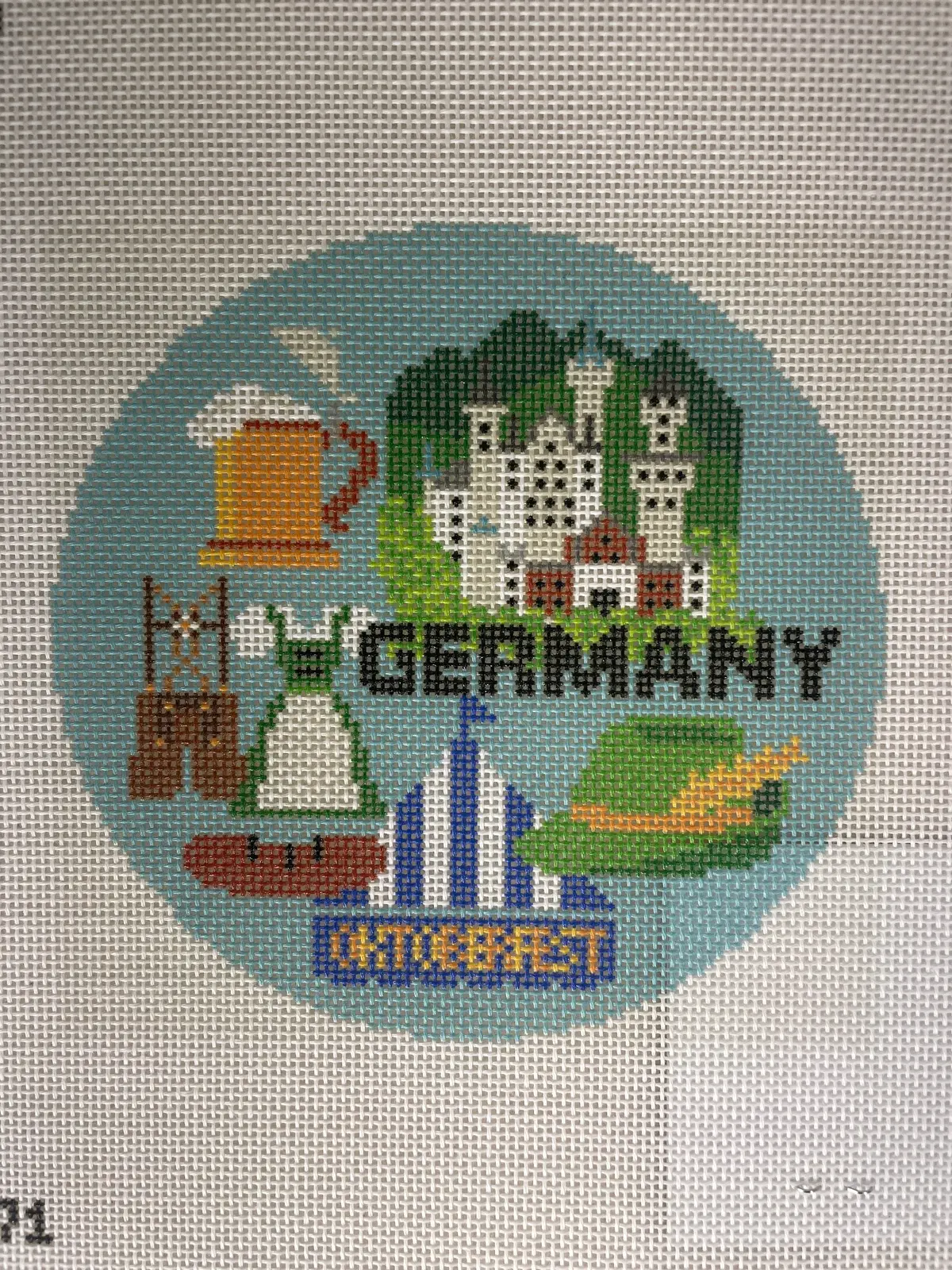 Needlepaint 179971 Germany Round 1