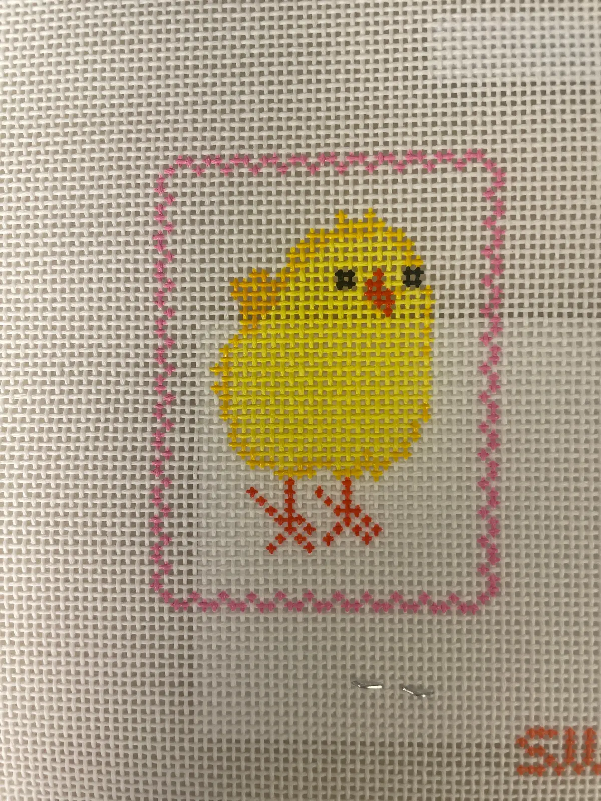 *Stitching With Stacey Needlepoint Designs Tiny Easter Chicks 1
