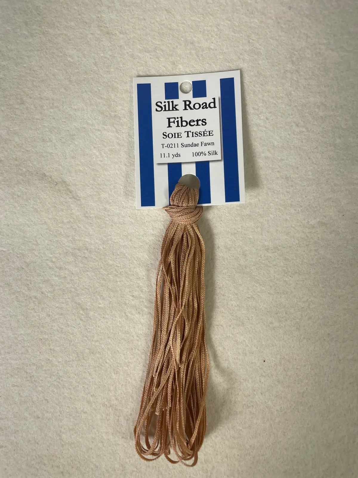 Silk Road Fibers T-0211 Sunday Fawn Soie Tissee 1