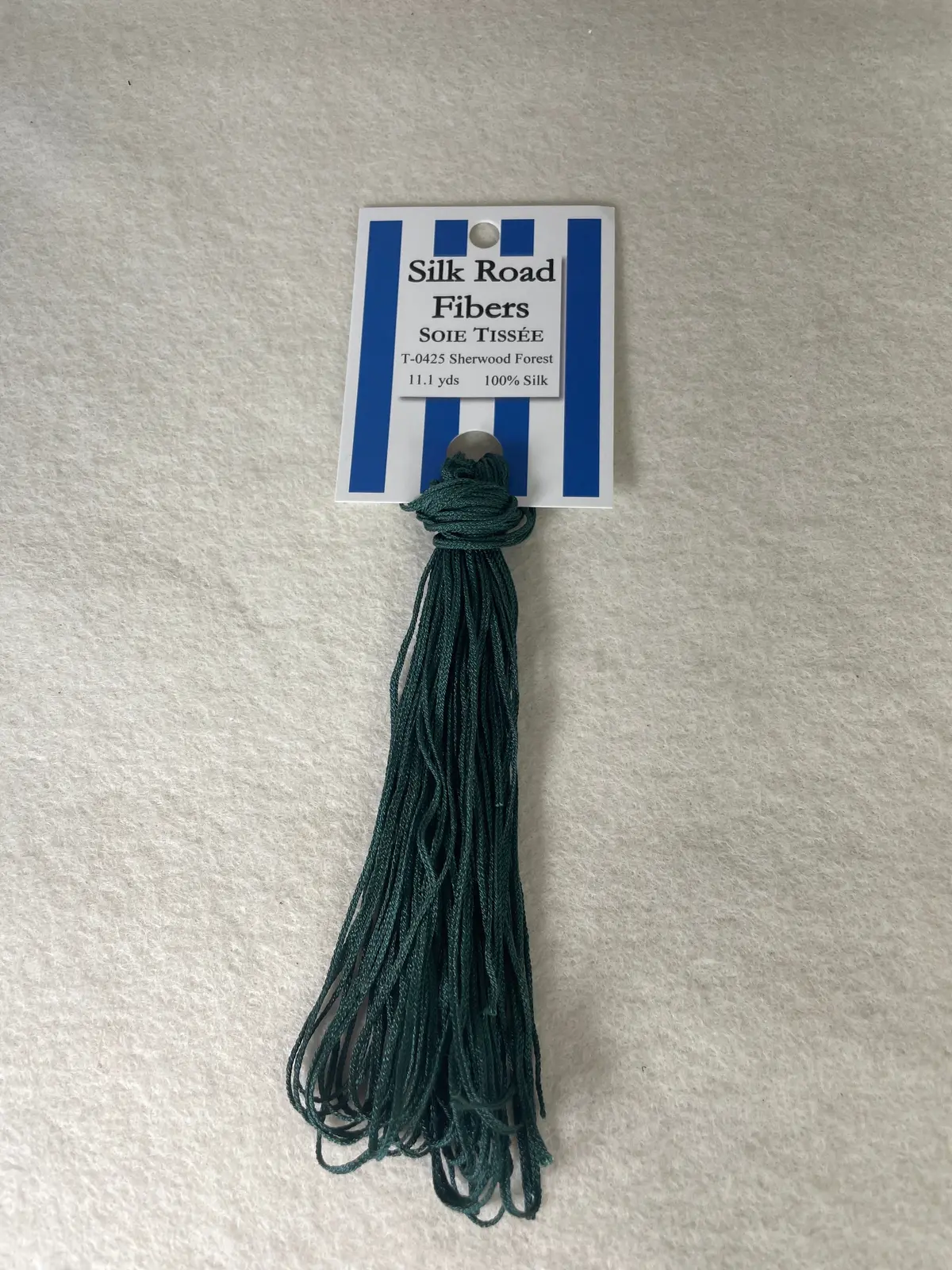 Silk Road Fibers T-0425 Sherwood Forest Soie Tissee 1