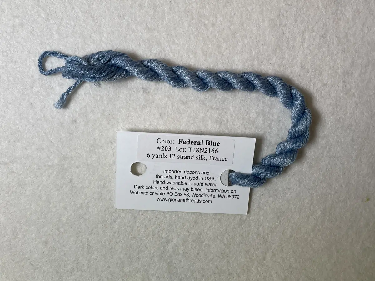Gloriana Silk Floss 203 Federal Blue 1