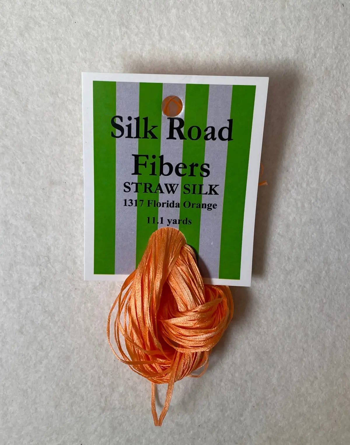 Straw Silk 1317 Florida Orange 1