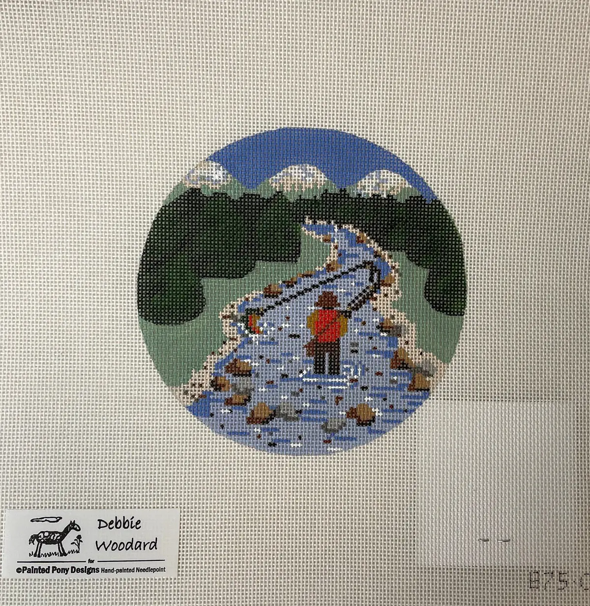 * Painted Pony Designs 875Ac Fly Fishing Scene 1