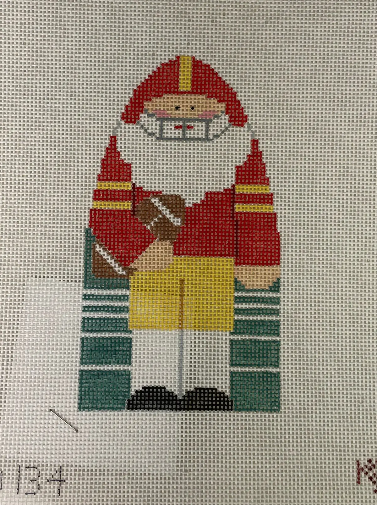*Sale Kathy Schenkel Co134 Football Santa 1