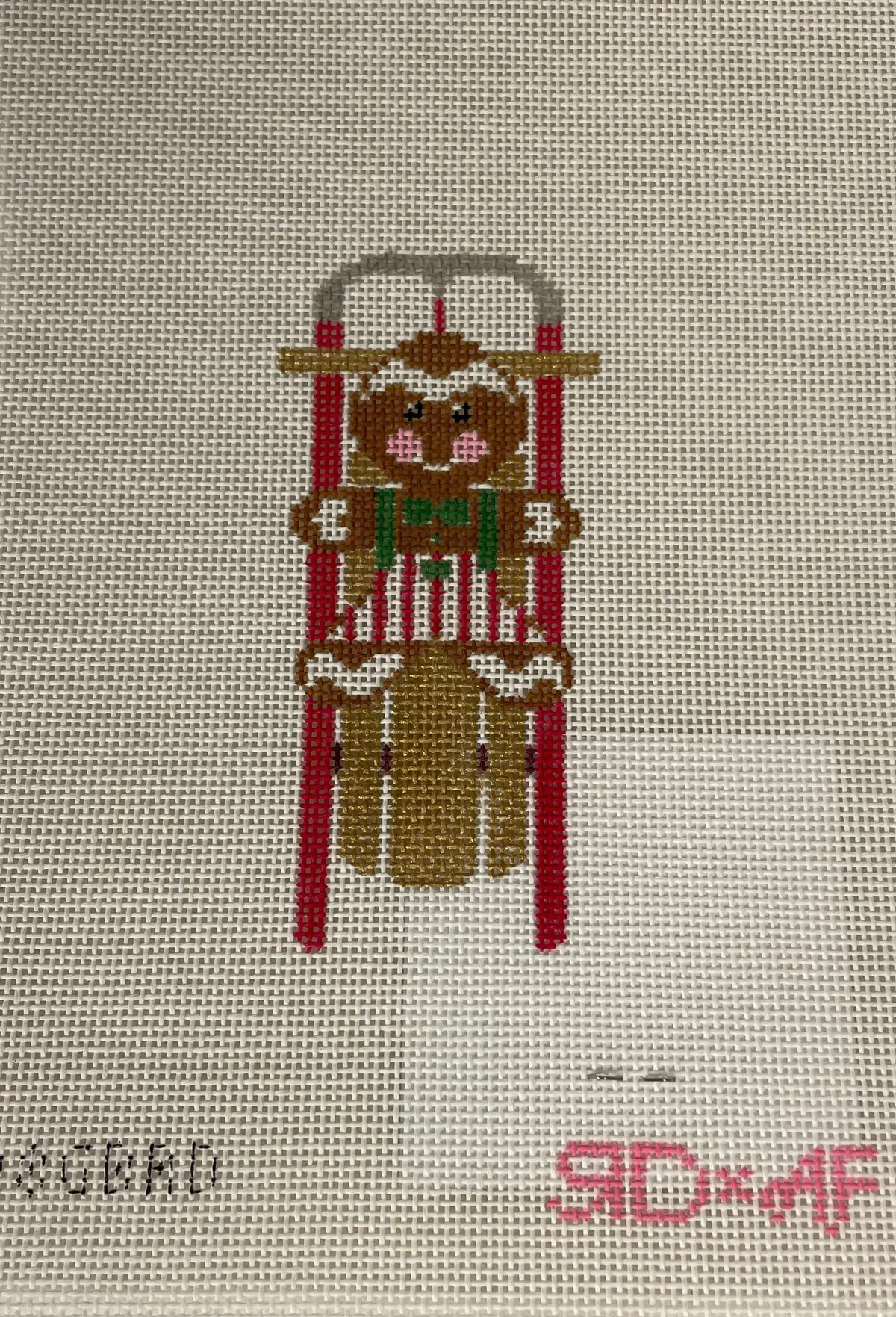 * Anne Fisher/ Rachel Donley Collaboration Rdgbb Gingerbread Boy Sled 1